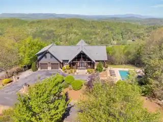 Grand Mountaintop Canadian Log Home
