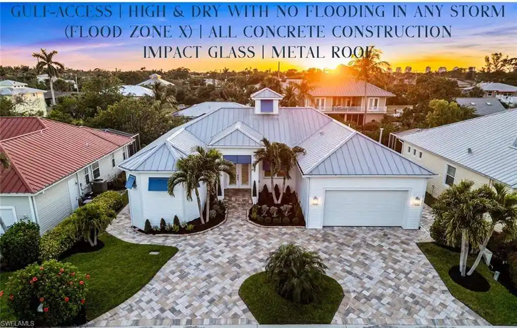Coastal Contemporary Gulf-access Home