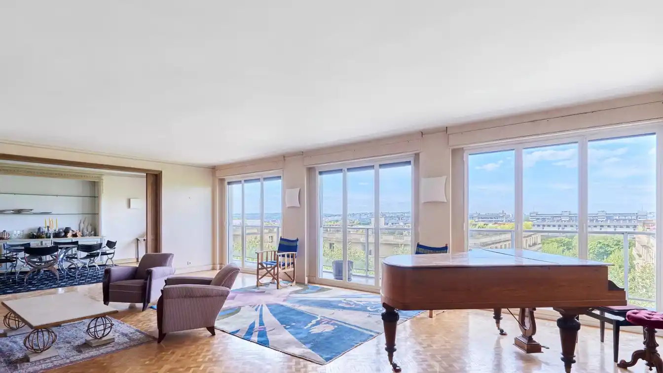 Apartment with Open Long-range View