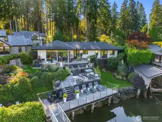 Resort-like Single-level Waterfront Home on Fletcher Bay