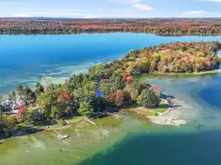 Private Level Lakefront Home with Garage for Boats, Campers & Toys