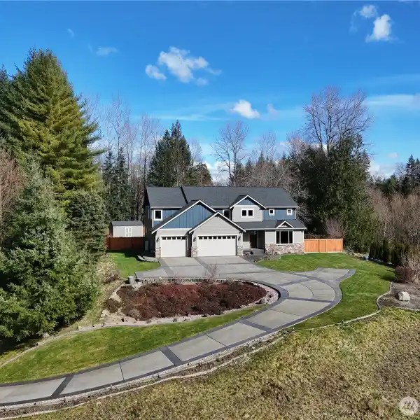 BEAUTIFUL CUSTOM CRAFTSMAN HOME ON 1.5 ACRES