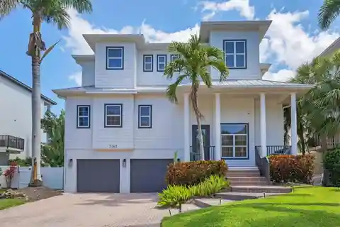 Key West-style Custom-built Waterfront Home