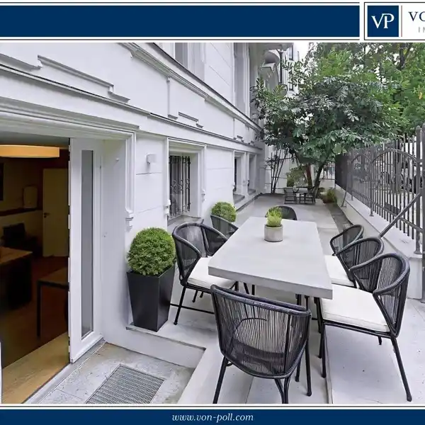 REPRESENTATIVE BELLE-ETAGE + BASEMENT WITH PRIVATE GARDEN AT SAVIGNYPLATZ