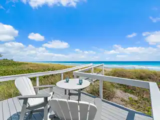 Newly Built Oceanfront Estate Set on 100 Feet of Unobstructed Shoreline