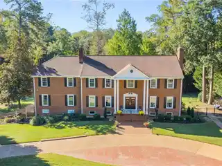Refined Estate with Pond Views & Designer Touches