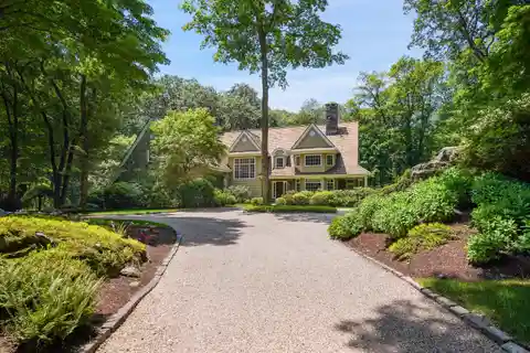 Immaculate Stone and Shingle Bedford Village Home