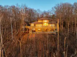 Iconic Sunsets from a Private Bluff Retreat