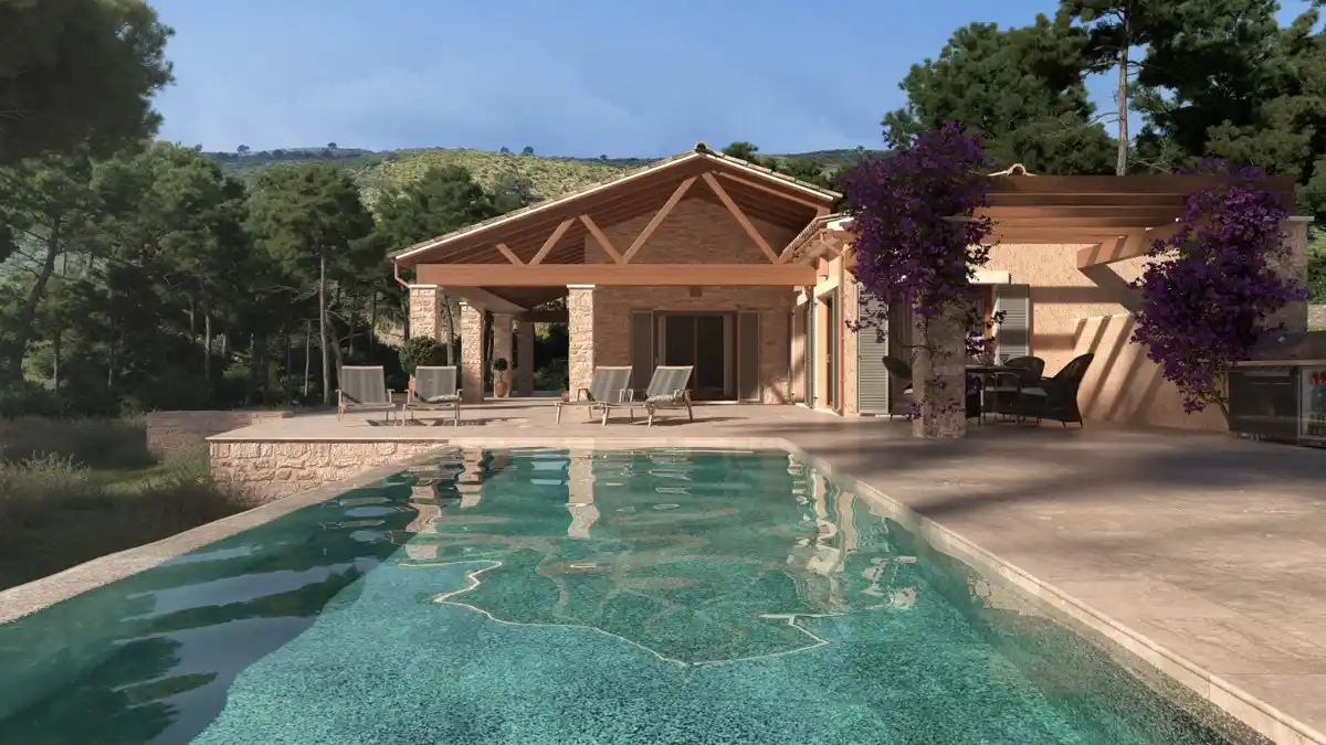 Fantastic Plot with a Project Near Alcudia