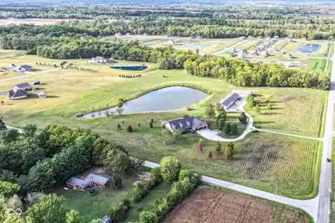 Private Ranch with Library, Pond Views, 3 Garages