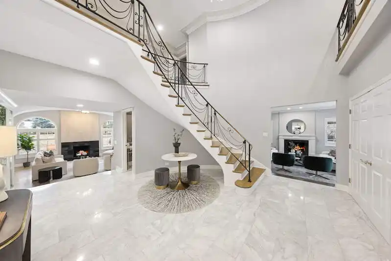 Rarely Offered Residence in Gated Burr Ridge Club