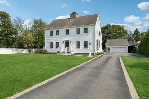 Elegant South Bayport Colonial with Stunning Water Views