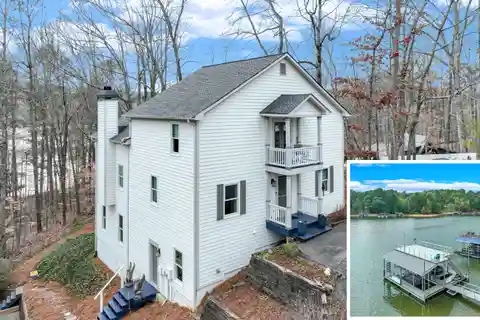 Forsyth County Lakefront Home with New Twin Slip Party Dock