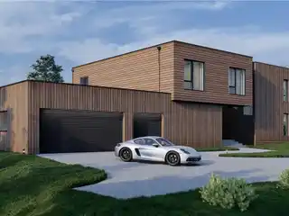 New Modern Villa in a Three-lot Subdivision