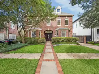 Timeless Brick Estate with Artisan Copper Fountain