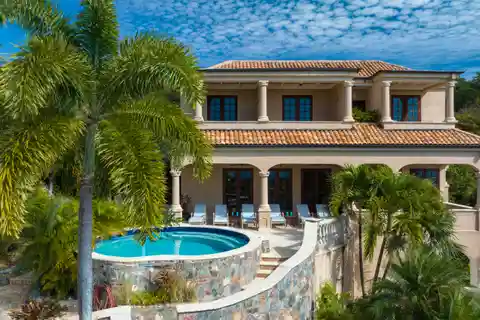 Timeless Island Villa with Sweeping Ocean Vistas