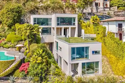 Contemporary Home with Lovely Lake Lugano Views
