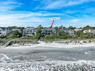 Oceanfront Estate Along the North Forest Beach Shoreline