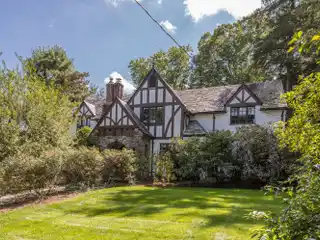 Handsome Stone and Stucco Tudor