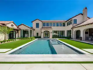 Tuscan Transitional Style Luxury Home in Quail Hollow