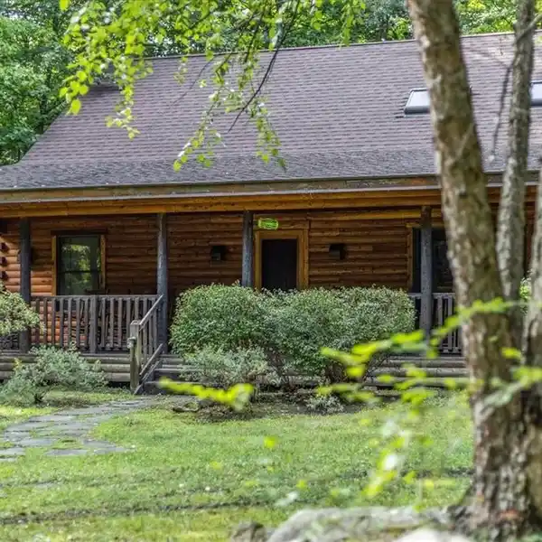 LOG HOME ON 212 PEACEFUL ACRES