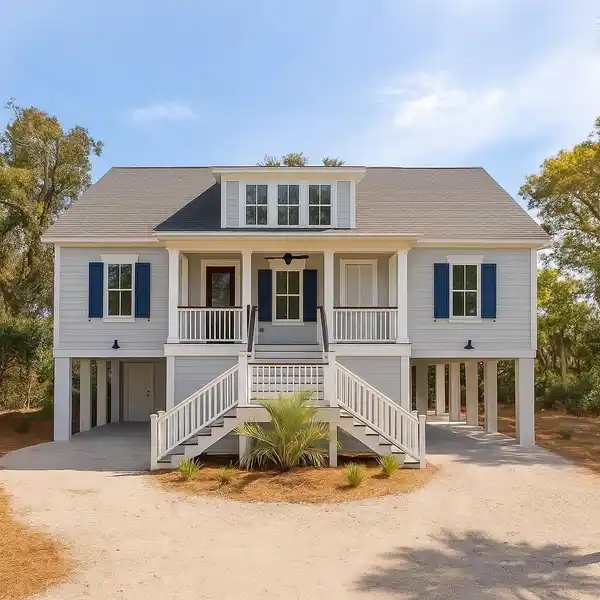 BRAND NEW ELEVATED COASTAL CONTEMPORARY HOME