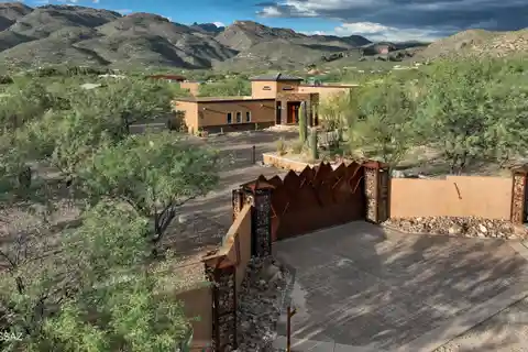 Exceptional Custom Estate Sitting on over Three Walled Acres