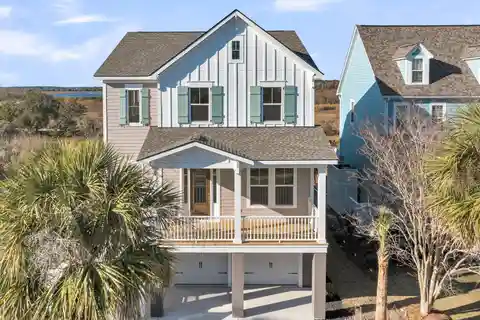 Elevated Home with Marsh Views in Grimball Gates