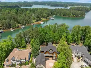 Exquisite Custom-Built Craftsman Lakefront Estate