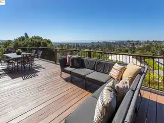 Mid-Century Modern Home with Sweeping Bay Views