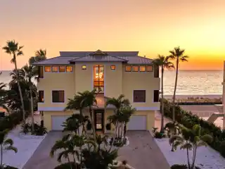 Beachfront Estate Showcasing Panoramic Gulfside Splendor