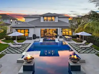 Designer Jupiter Home with Award-Winning Saltwater Pool