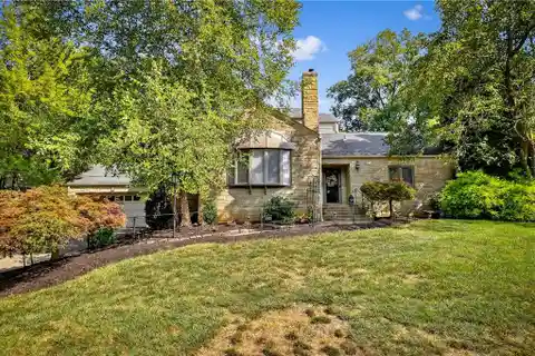 Elegant Stone Residence with Parkside Serenity