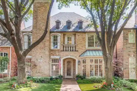 Architecturally Interesting Home in Prestigious Caruth Court