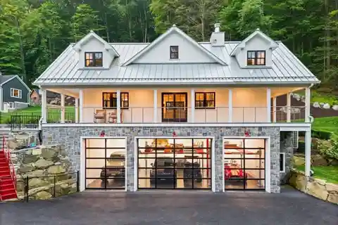 Colonial Home Plus Expansive Pool House on over 15 Acres