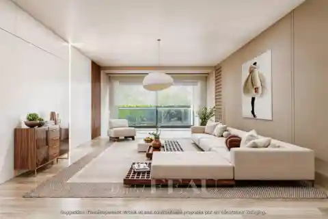 Garden-View Apartment with Double Balconies