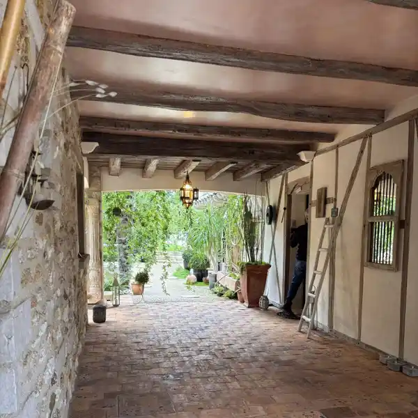 RENOVATED STONE RETREAT WITH POOL AND GARDEN CHARM