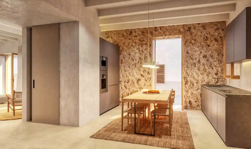 Traditional House Under Renovation with Garage and Terrace Overlooking Arta