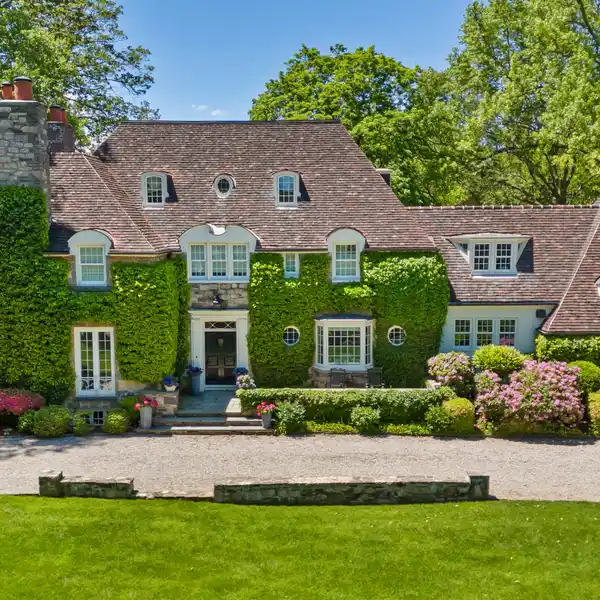 STATELY PREWAR STONE MANOR