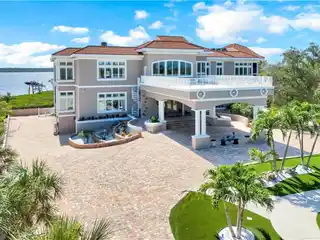 Gated Mediterranean-Inspired Estate on Lemon Bay