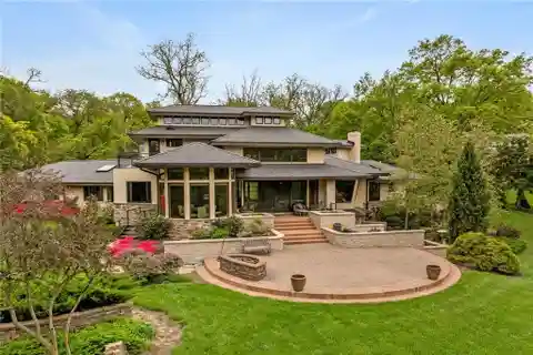 Contemporary Masterpiece with Creek and Park Views