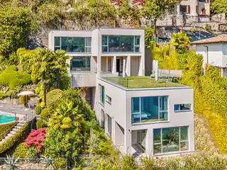 Contemporary Home with Lovely Lake Lugano Views