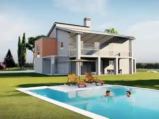 Villa Surrounded by Greenery with Panoramic Views of Lake Garda and Private Park