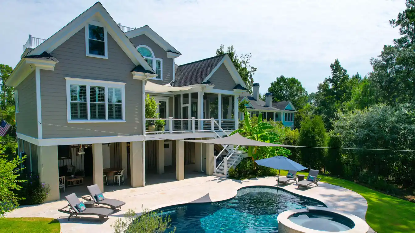 Stunning Custom Home in Private Darrell Creek Cul-de-sac