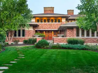 Frank Lloyd Wright-inspired Prairie-style Home