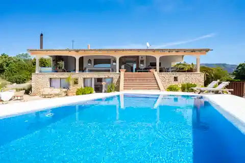 Villa in Bunyola with Pool and Views of the Tramuntana Mountains