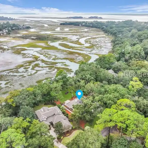 TURNKEY MARSHFRONT RETREAT WITH WATERFRONT GAZEBO