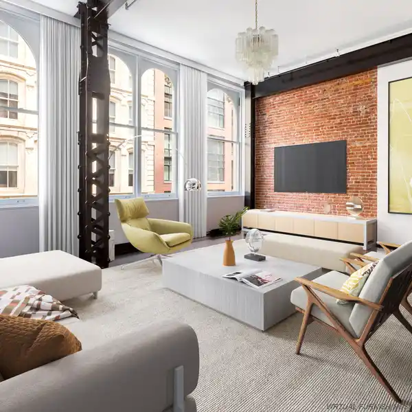 AUTHENTIC CAST IRON LOFT IN PRIME TRIBECA