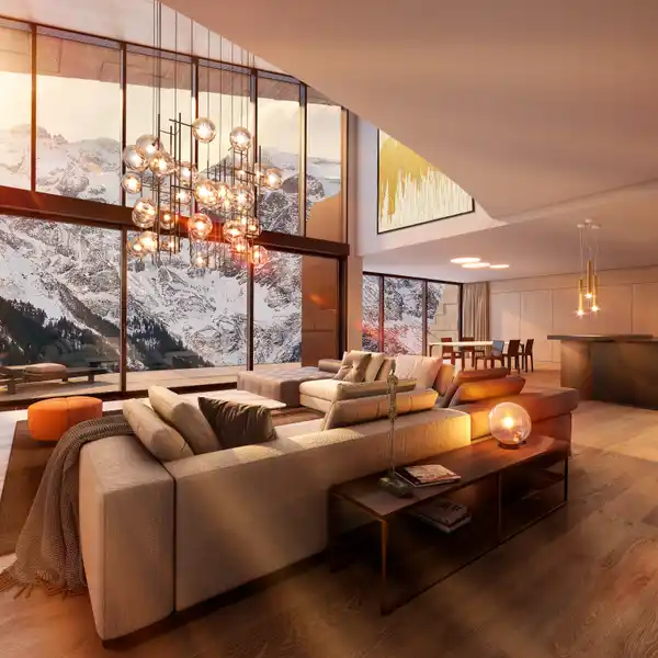 "ALL VILLAS HAVE NOW BEEN SOLD – THE FINAL VILLA HORBIS IS ALSO RESERVED" - MODERN NEW BUILD WITH SPECTACULAR VIEWS IN ENGELBERG, SWITZERLAND