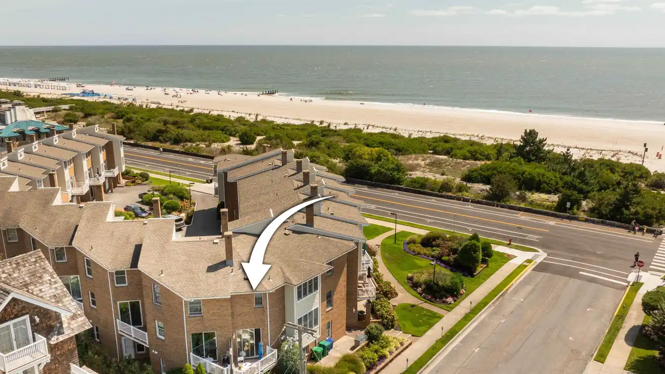 Rare Beachfront Townhome in Cape May